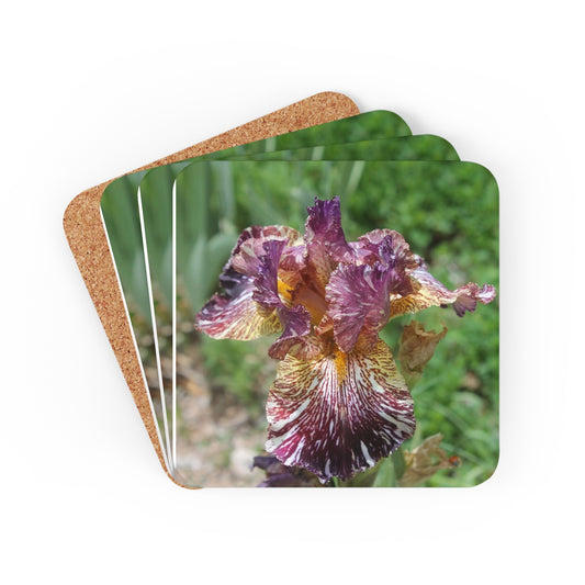 Corkwood Coaster Set Iris 1