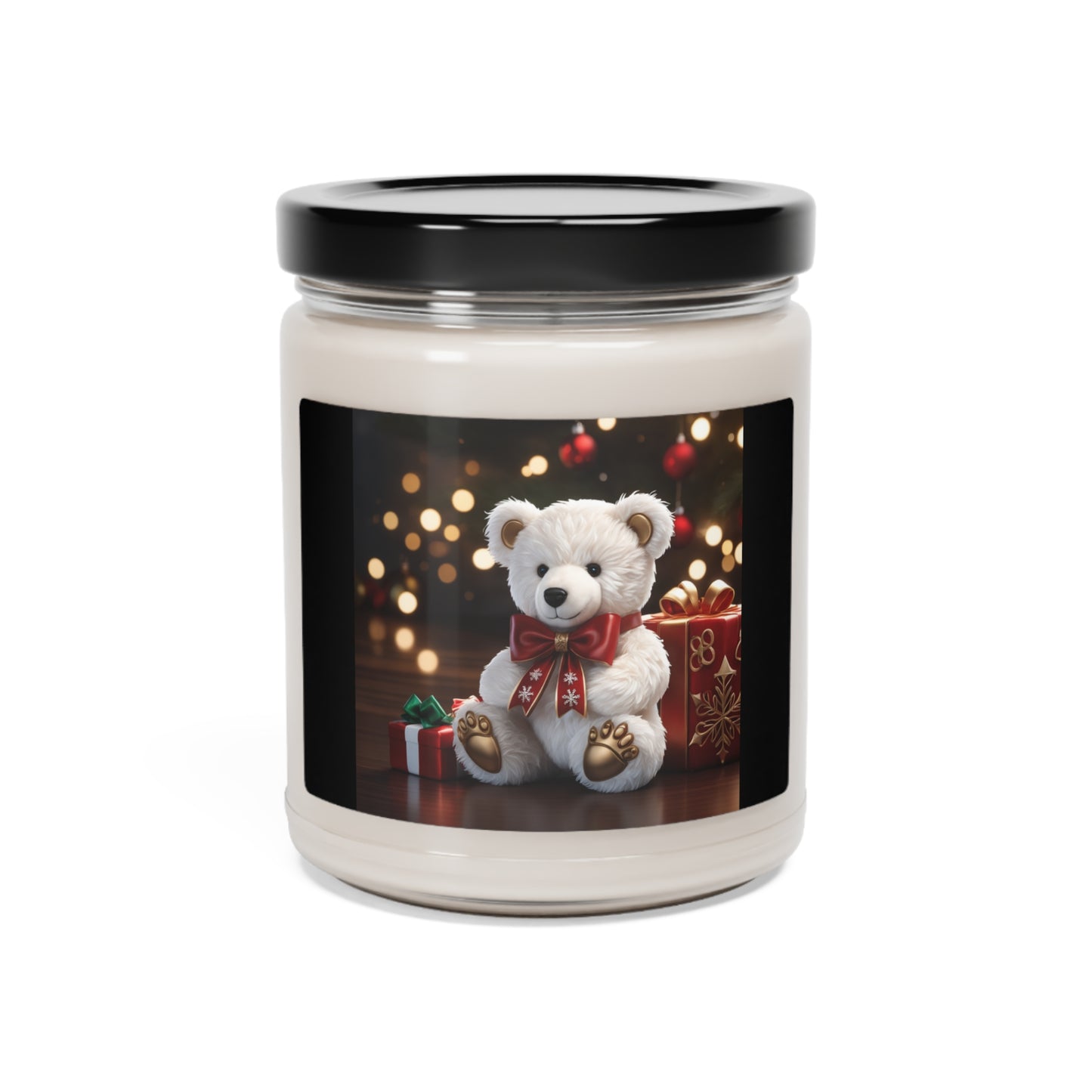 Scented Soy Candle, 9oz Christmas Teddy Bear