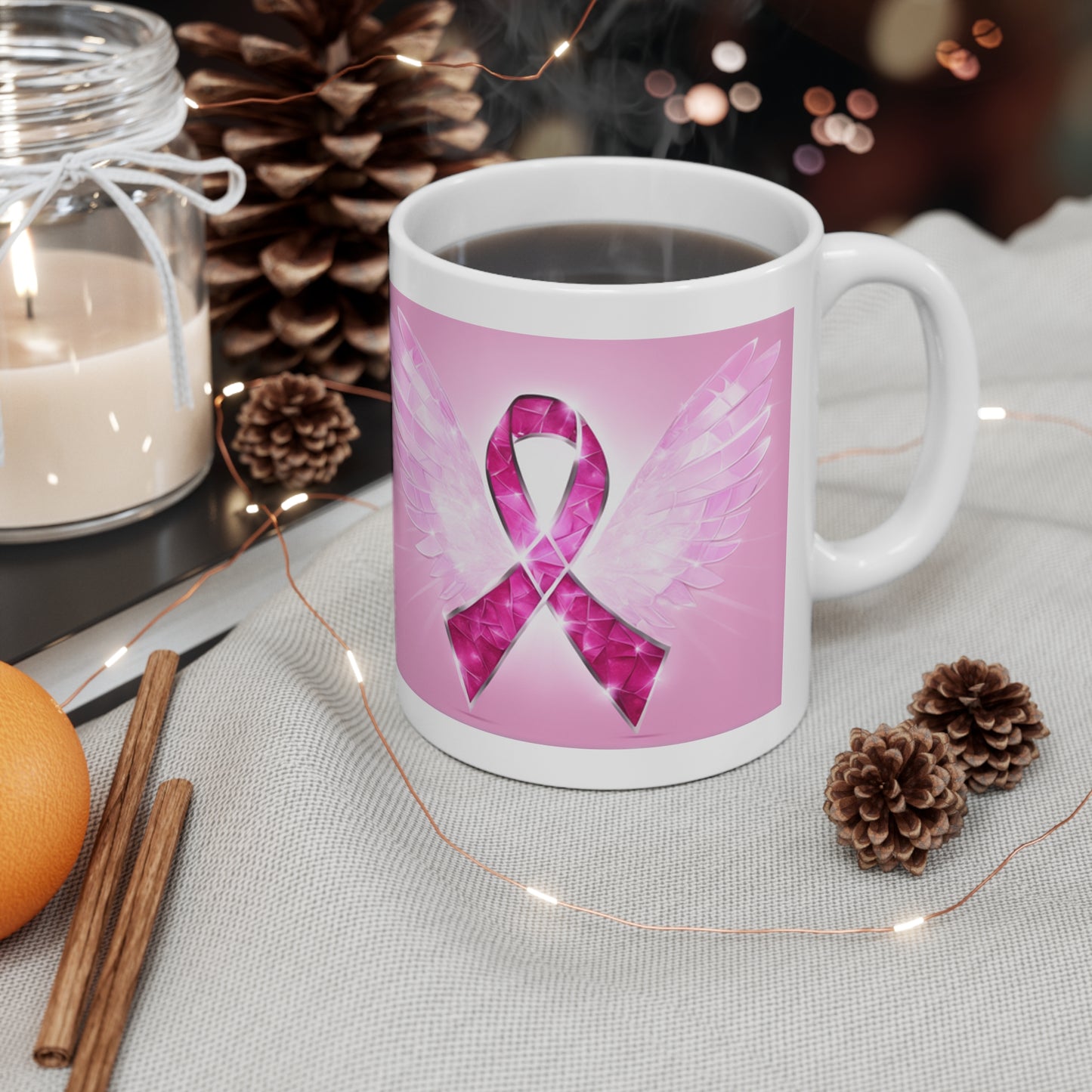 Ceramic Mug 11oz Breast Cancer Awareness 4