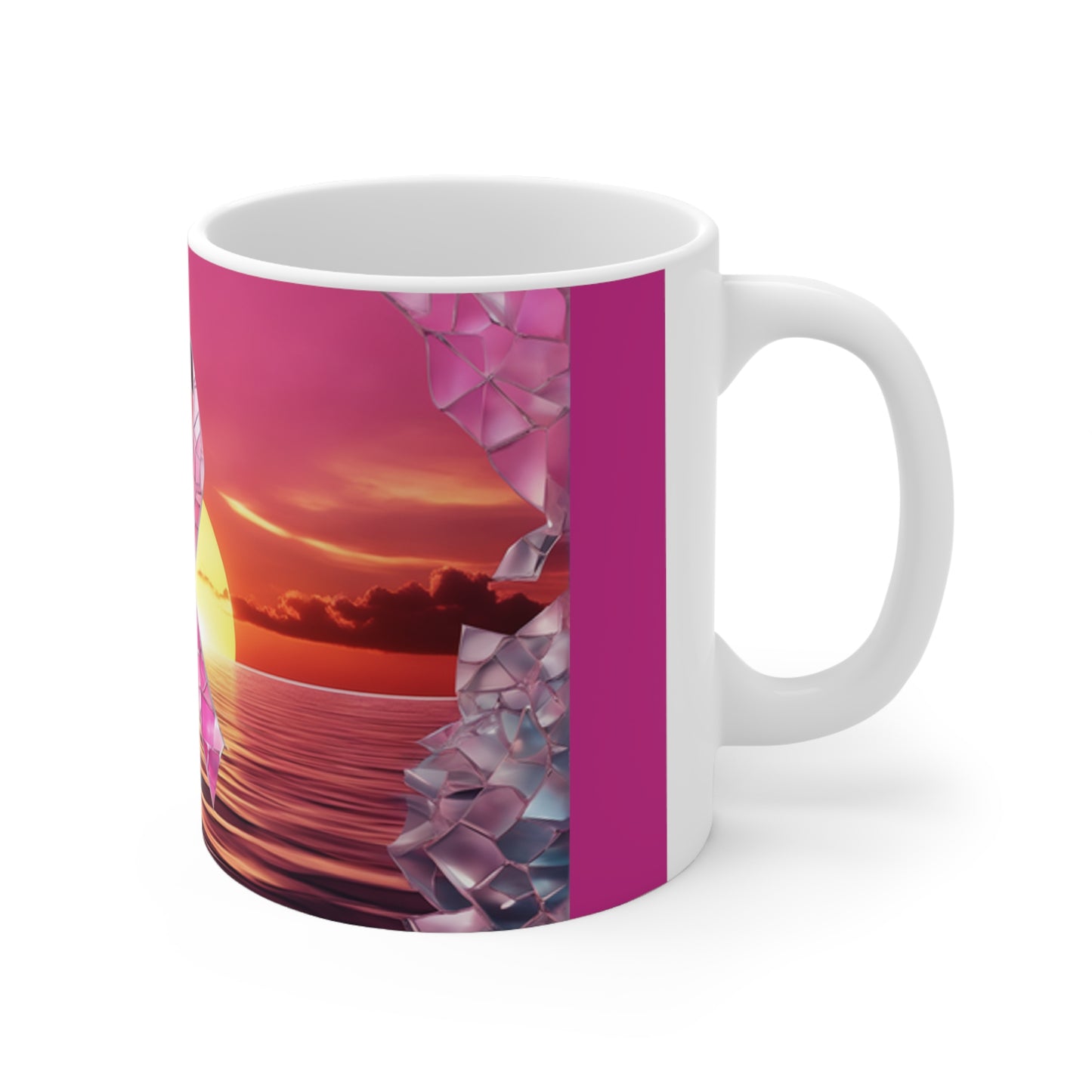 Ceramic Mug 11oz Breast Cancer Awareness 3