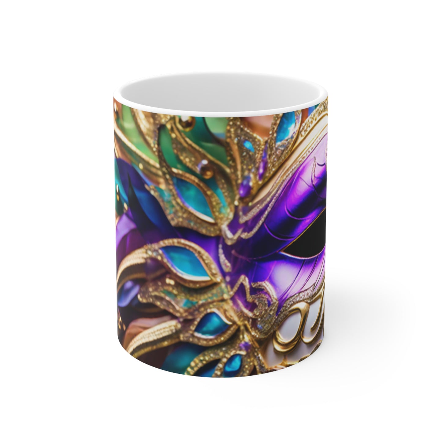 Ceramic Mug 11oz Mardi Gras