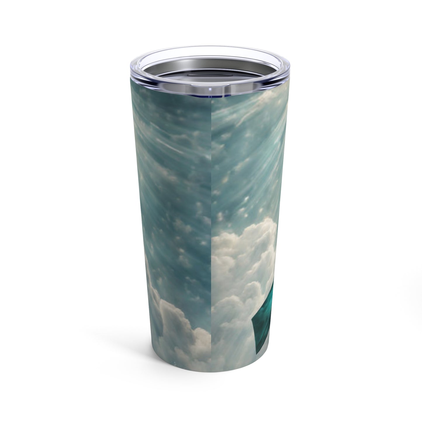 Teal Awareness Ribbon Tumbler 20oz