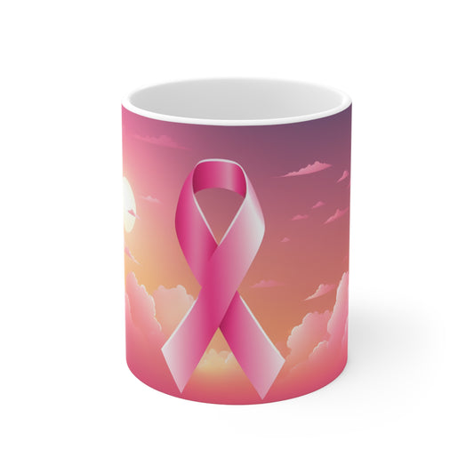 Ceramic Mug 11oz Breast Cancer Awareness 2