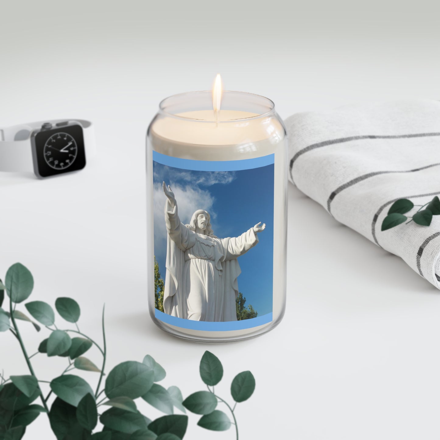 Scented Candle, 13.75oz Prayer Garden Christ