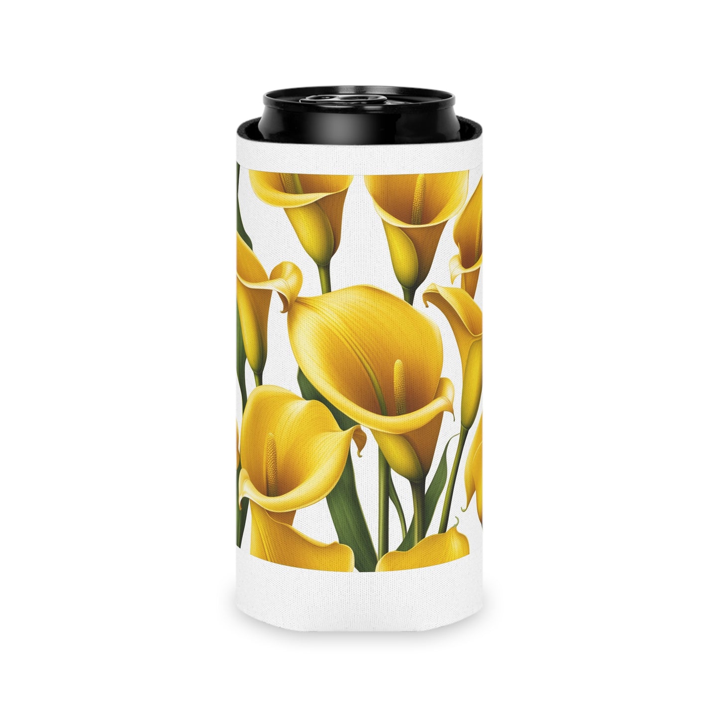 Can Cooler Yellow Lilies 1