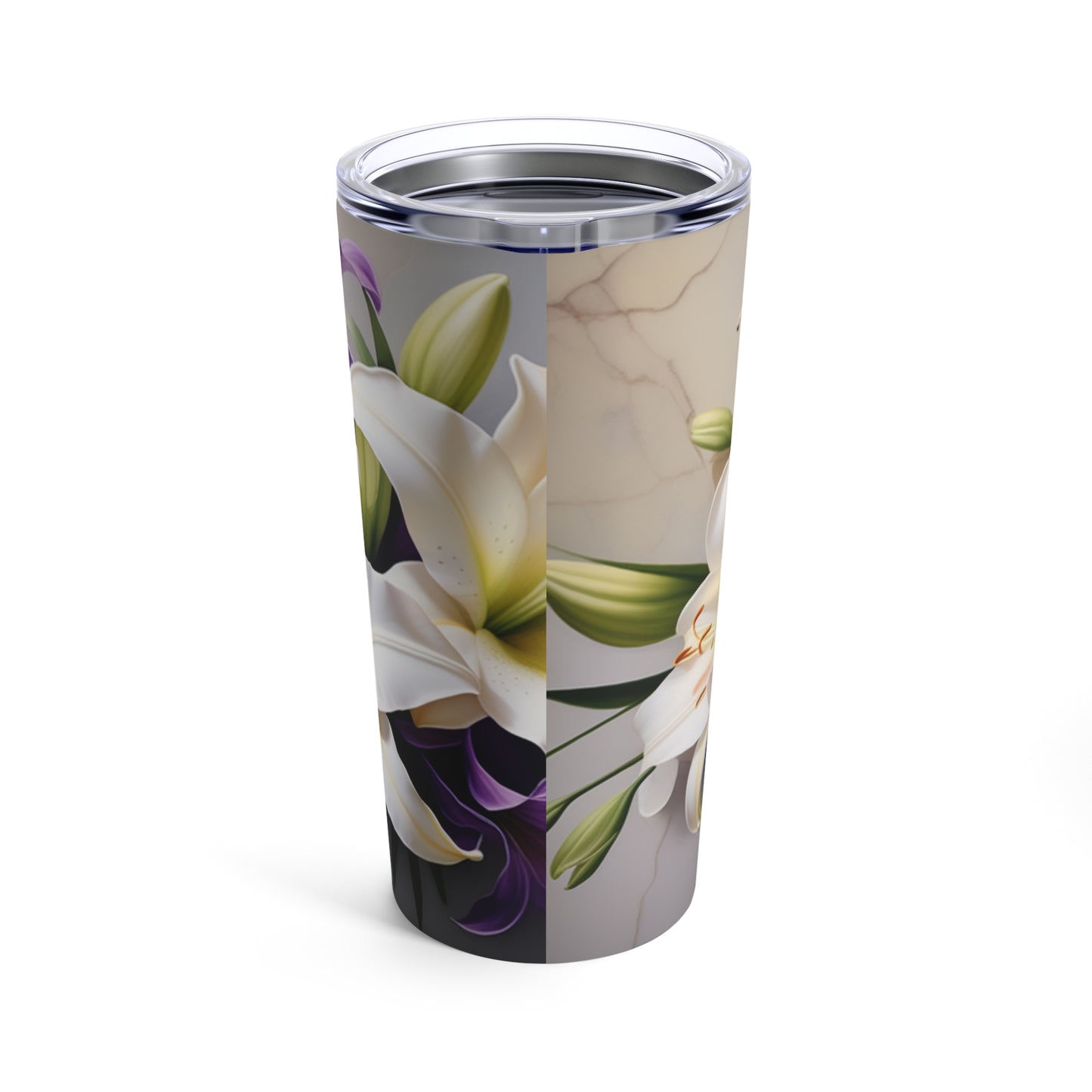 Tumbler 20oz Watercolor Lilies