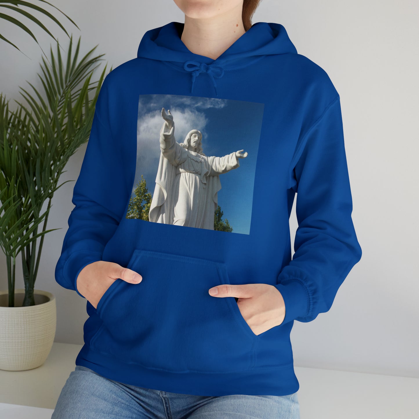 Unisex Heavy Blend™ Hooded Sweatshirt Prayer Garden Christ