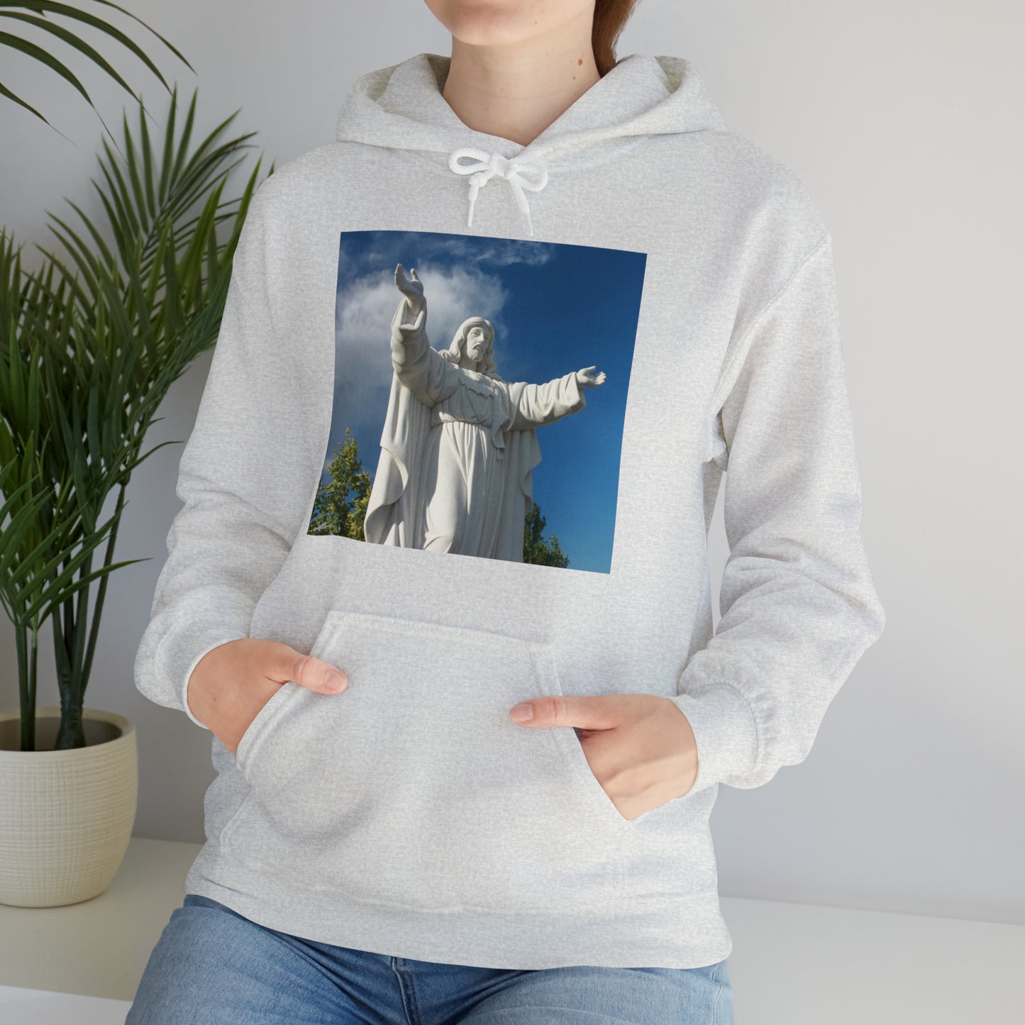 Unisex Heavy Blend™ Hooded Sweatshirt Prayer Garden Christ