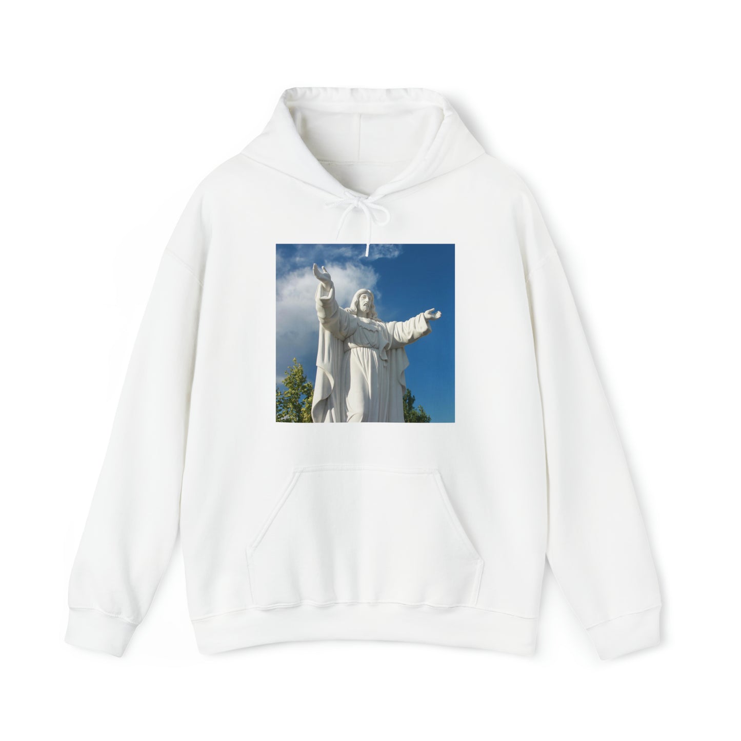 Unisex Heavy Blend™ Hooded Sweatshirt Prayer Garden Christ