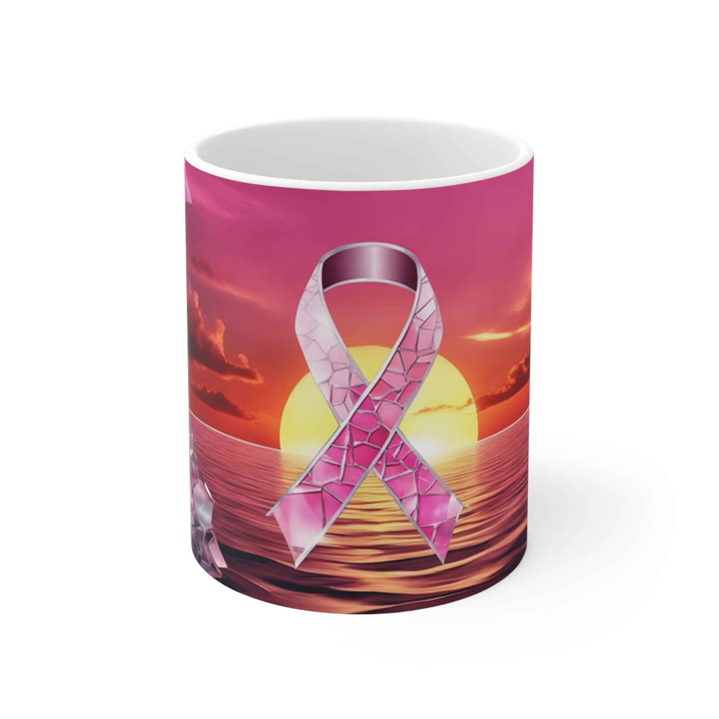 Ceramic Mug 11oz Breast Cancer Awareness 3