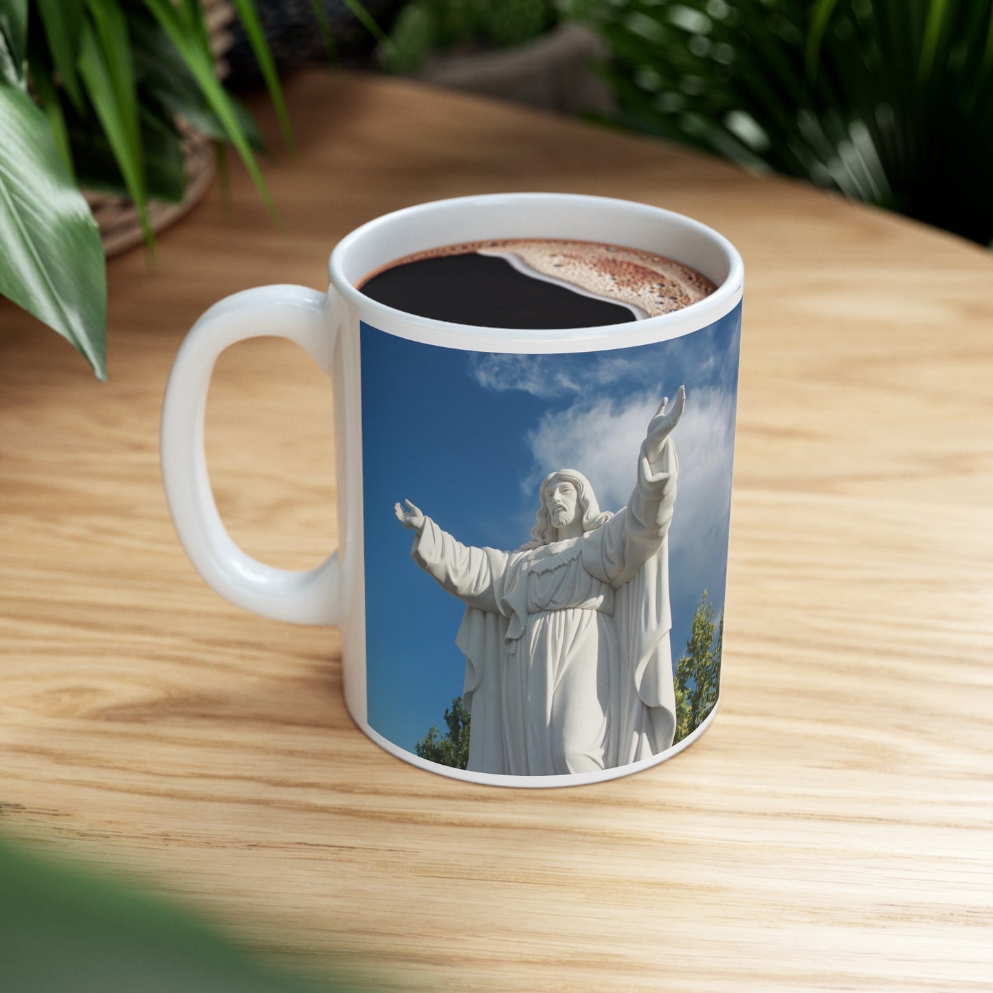 Ceramic Mug 11oz Prayer Garden Christ