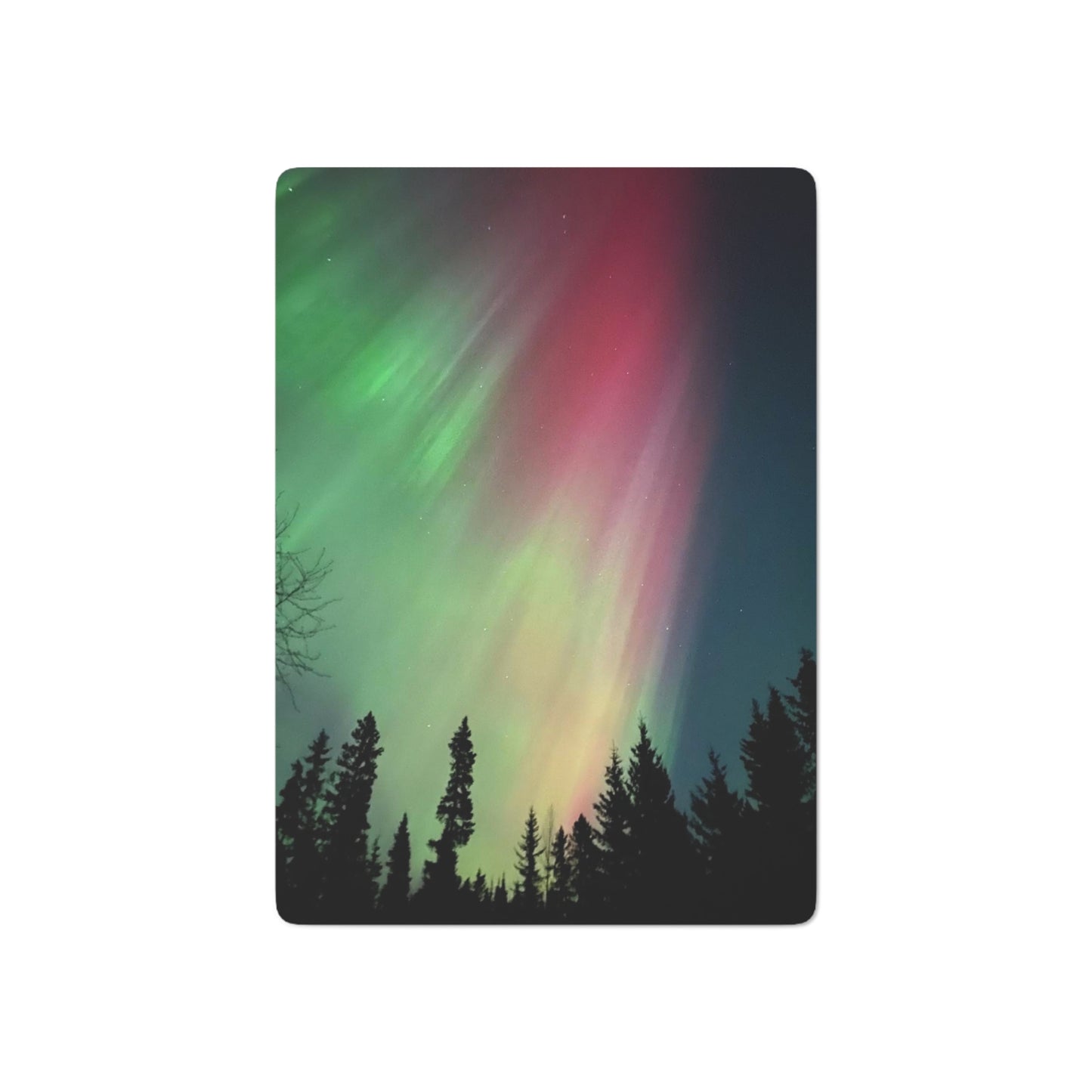 Custom Poker Cards Northern Lights