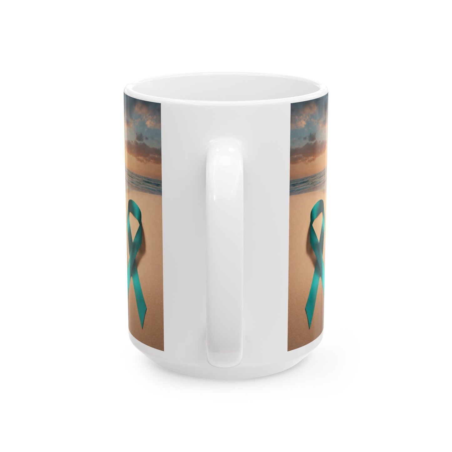 Ovarian Cancer Awareness Ceramic Mug, (11oz, 15oz)