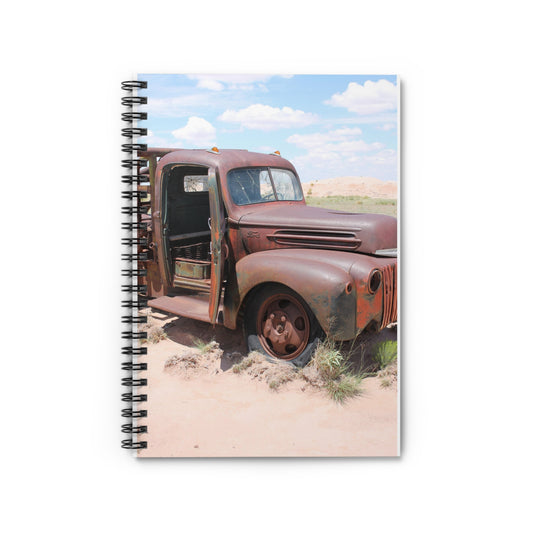 Spiral Notebook - Ruled Line   Old Truck