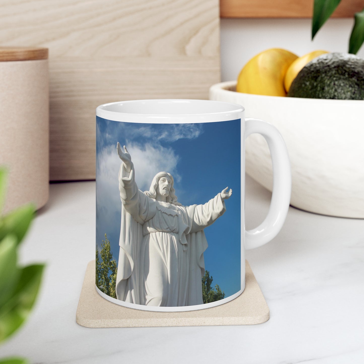 Ceramic Mug 11oz Prayer Garden Christ