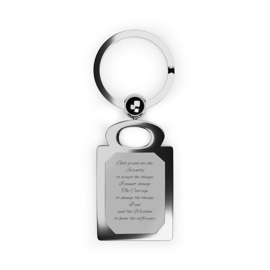 Rectangle Keyring Serenity Prayer