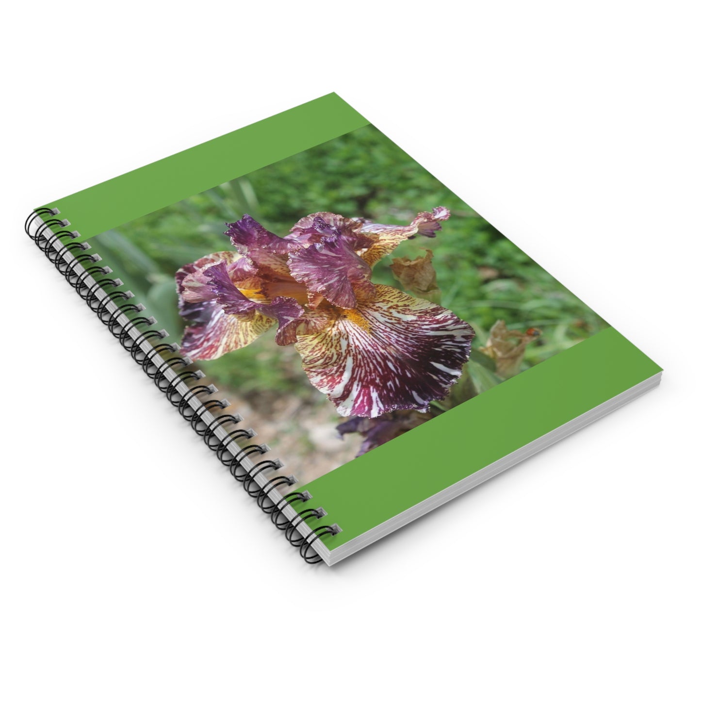 Spiral Notebook - Ruled Line Iris 1