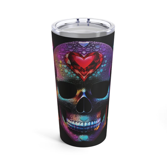 Tumbler 20oz Iridescent Sugar Skull