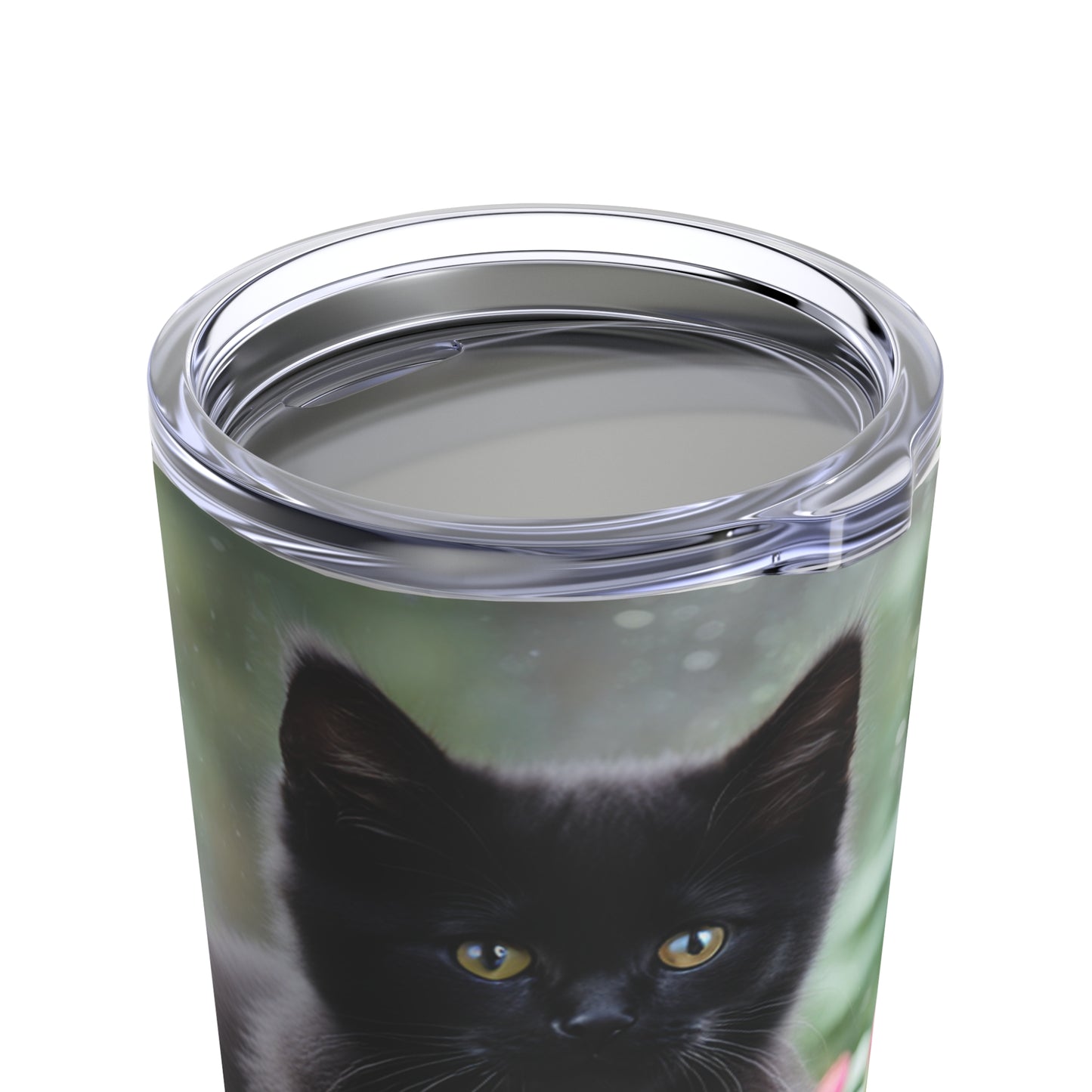 Tumbler 20oz Black Cat