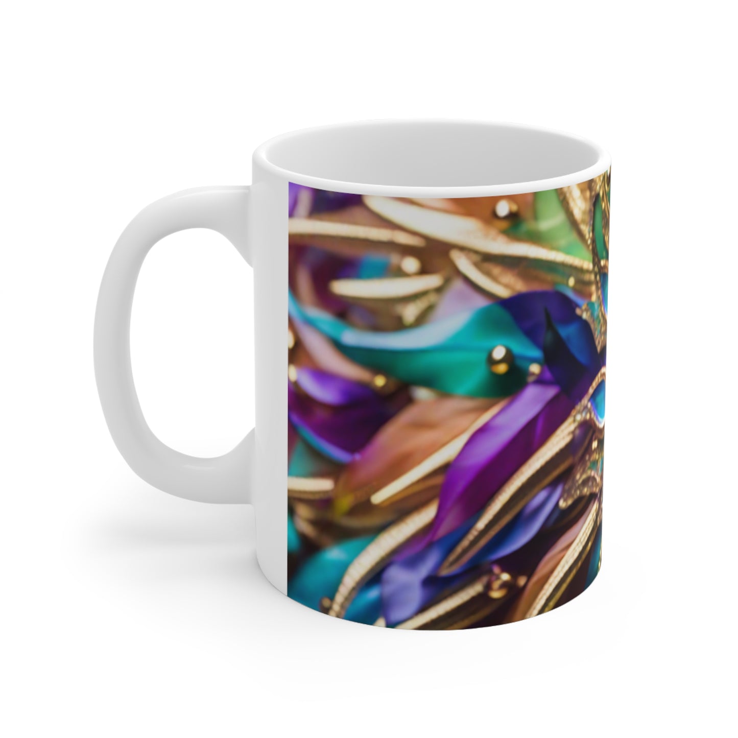 Ceramic Mug 11oz Mardi Gras