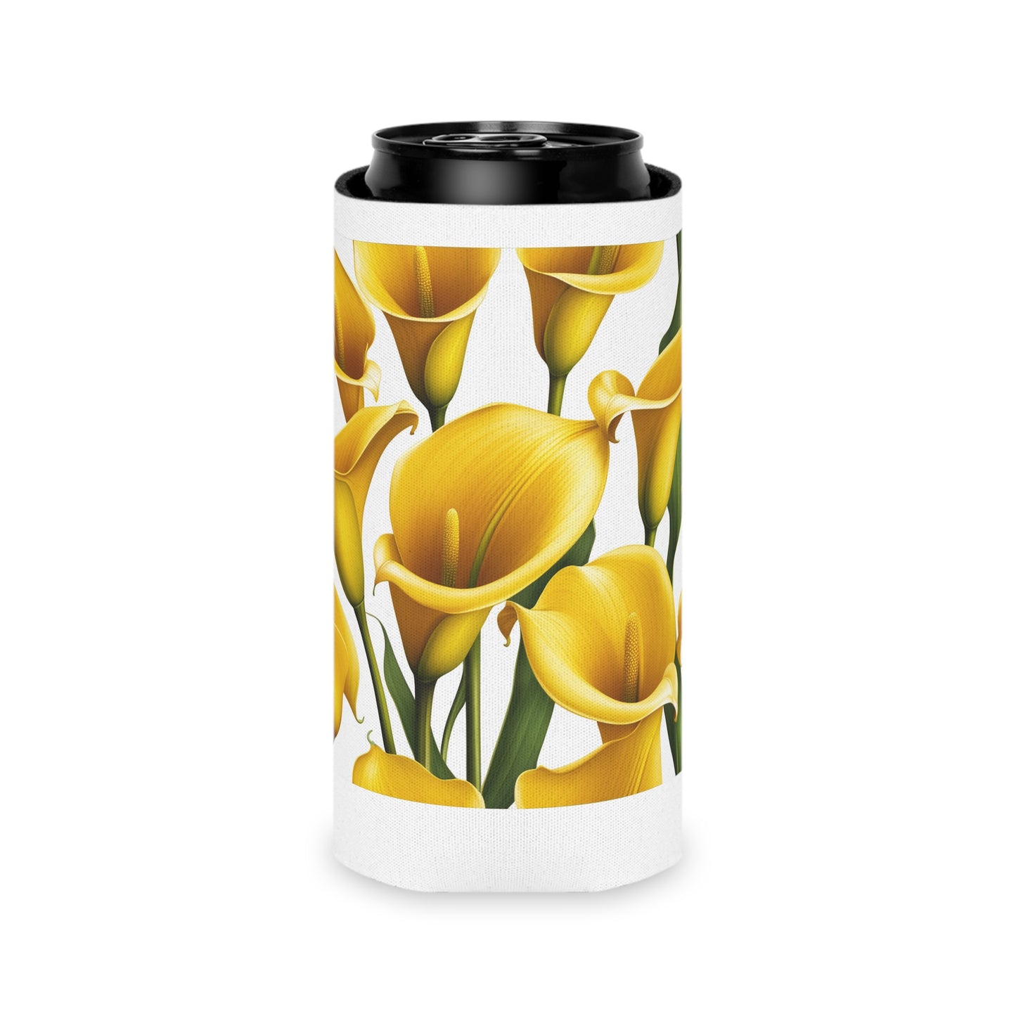 Can Cooler Yellow Lilies 1