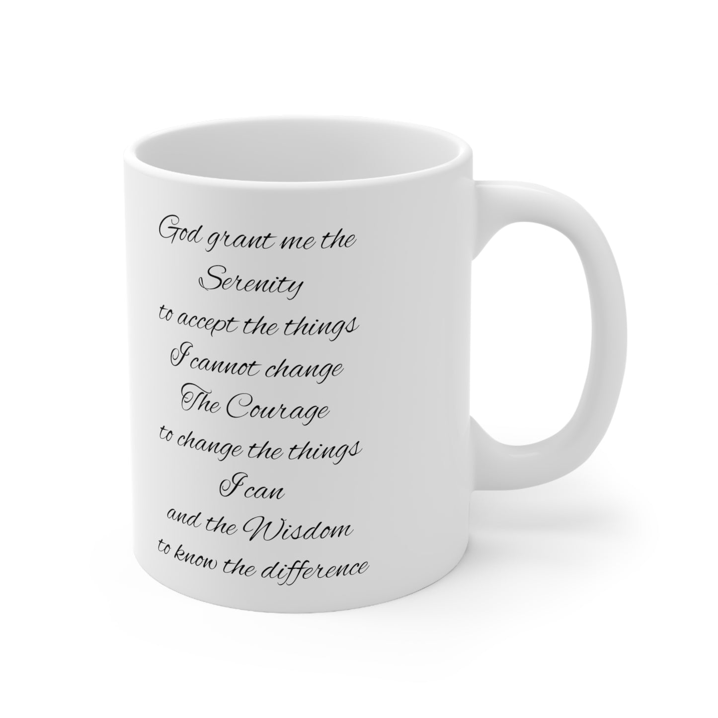 Ceramic Mug 11oz Serenity Prayer