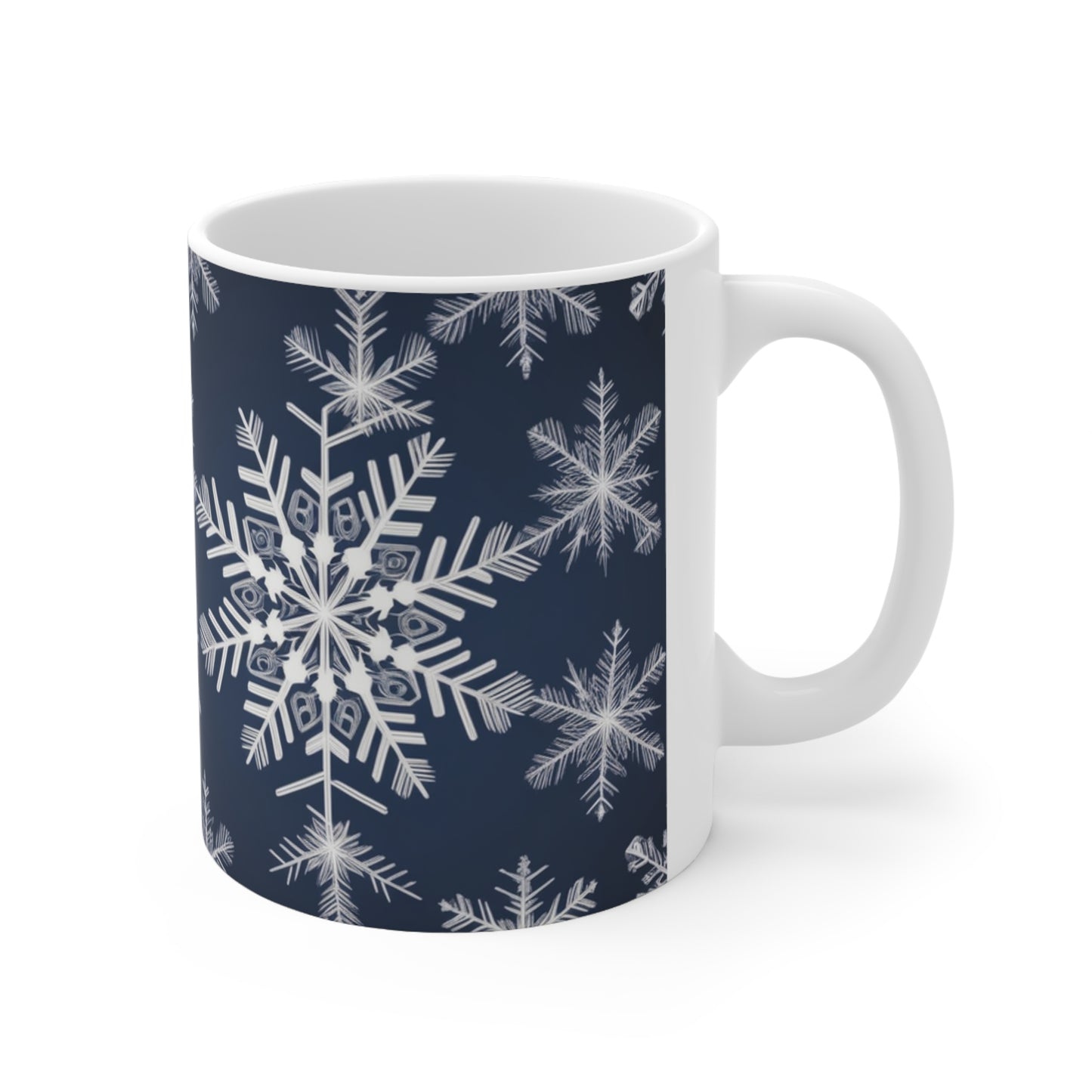 Ceramic Mug 11oz Snowflake 1