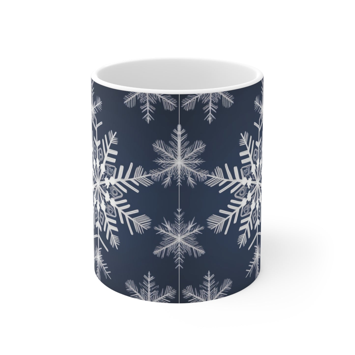 Ceramic Mug 11oz Snowflake 1