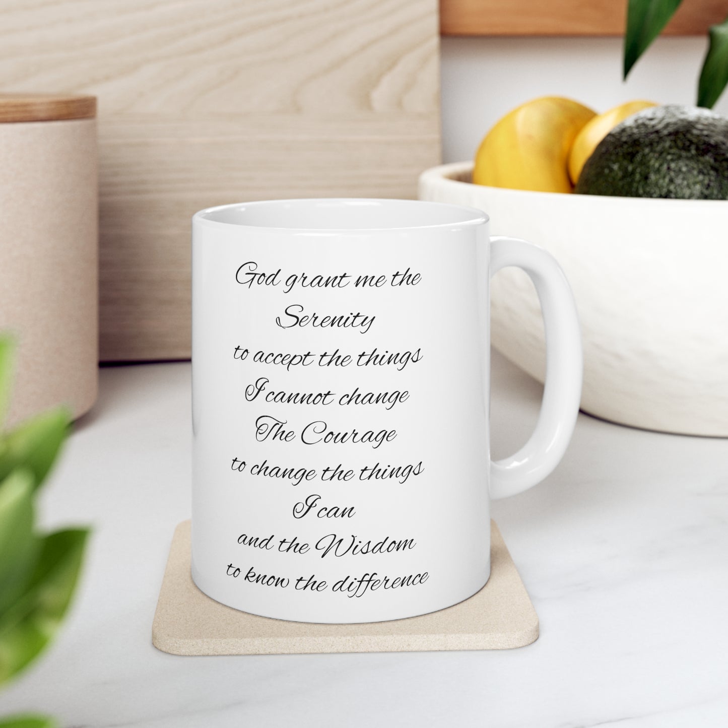 Ceramic Mug 11oz Serenity Prayer