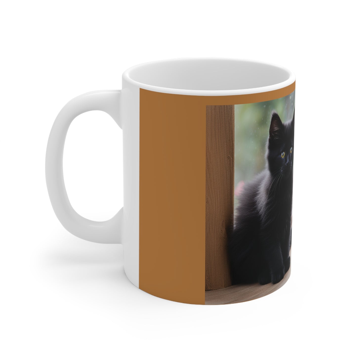 Ceramic Mug 11oz Black Cat