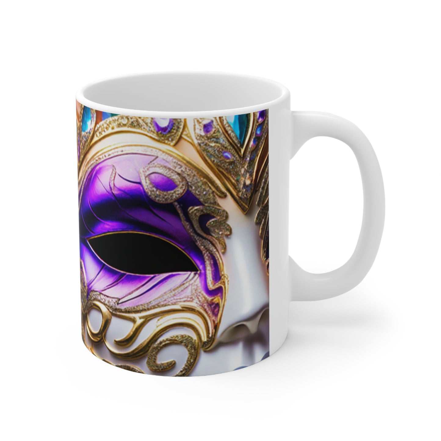 Ceramic Mug 11oz Mardi Gras