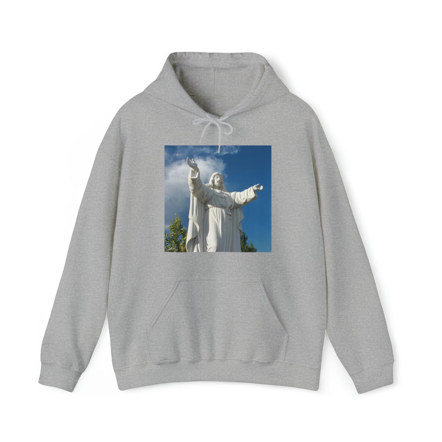 Unisex Heavy Blend™ Hooded Sweatshirt Prayer Garden Christ