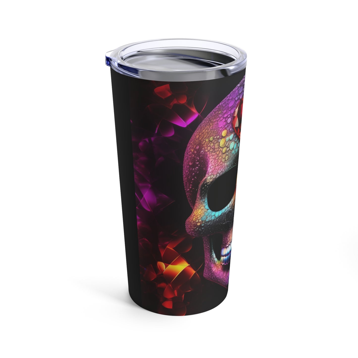 Tumbler 20oz Iridescent Sugar Skull