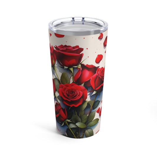 Tumbler 20oz Red Roses