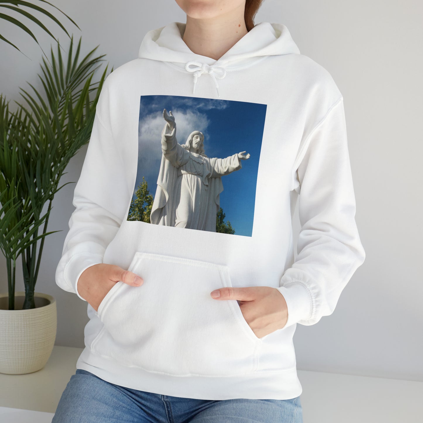 Unisex Heavy Blend™ Hooded Sweatshirt Prayer Garden Christ