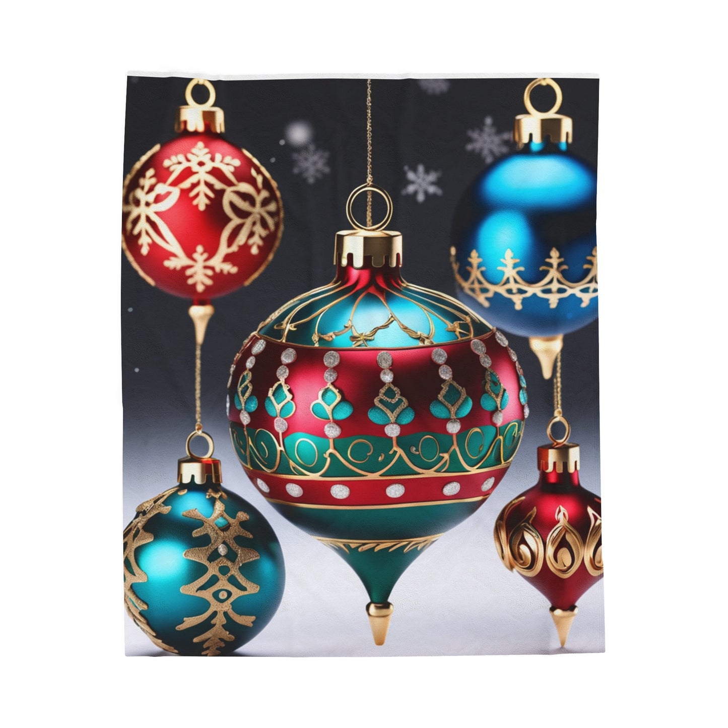 Velveteen Plush Blanket Ornaments 1