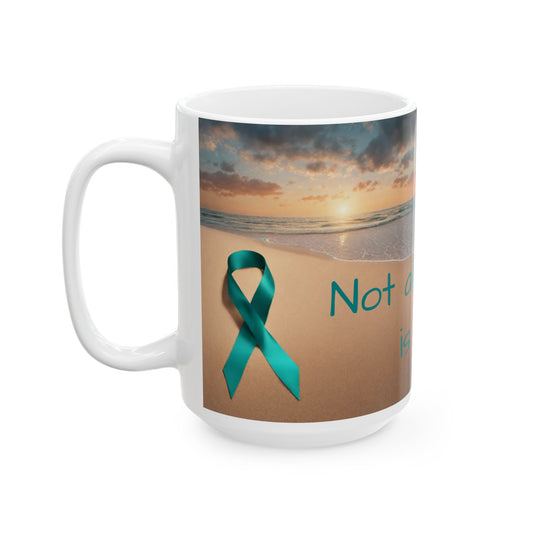 Ovarian Cancer Awareness Ceramic Mug, (11oz, 15oz)