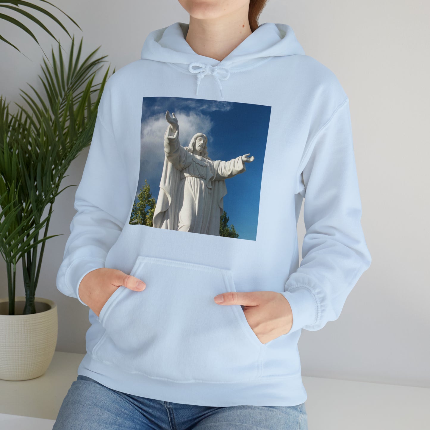 Unisex Heavy Blend™ Hooded Sweatshirt Prayer Garden Christ