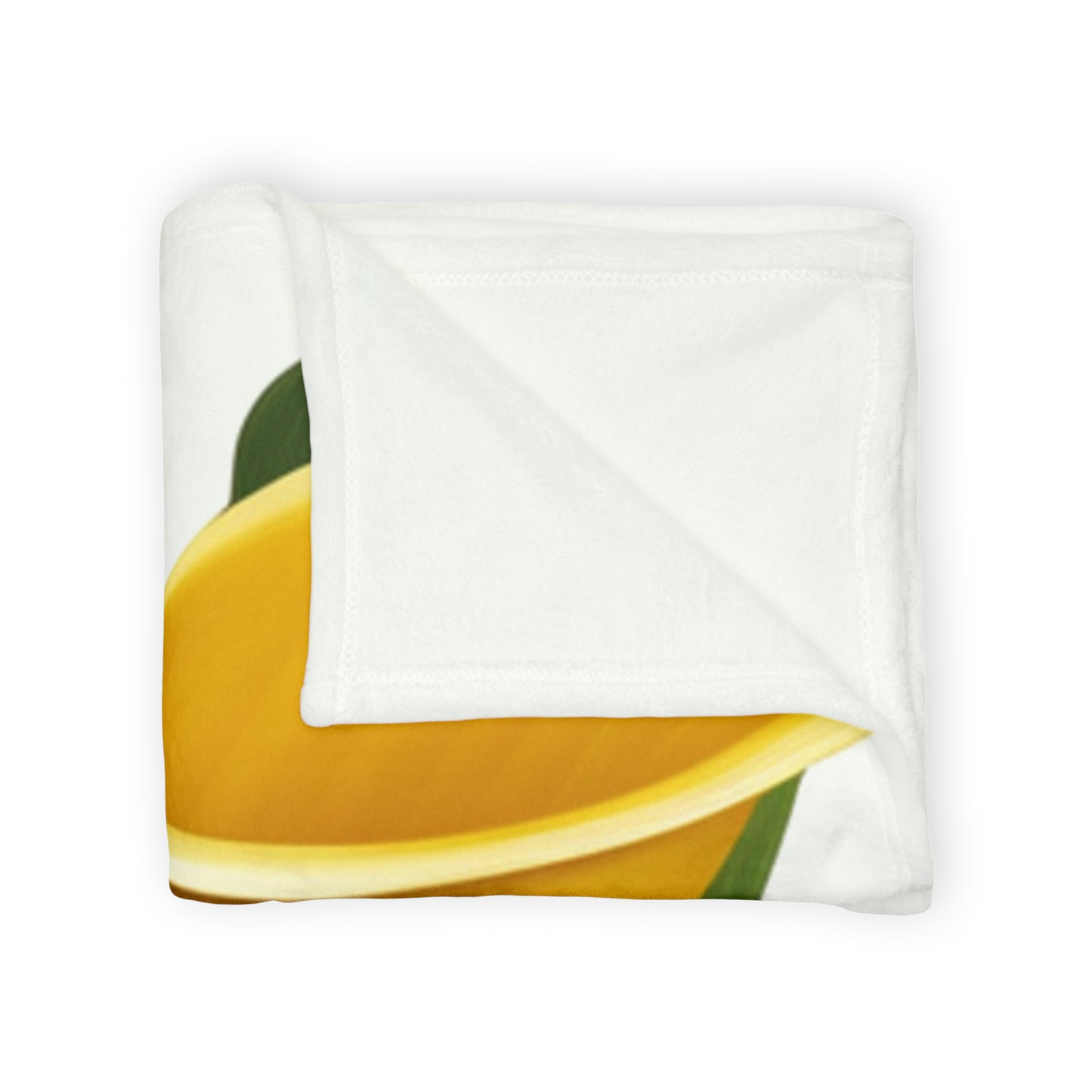 Soft Polyester Blanket Yellow Lilies