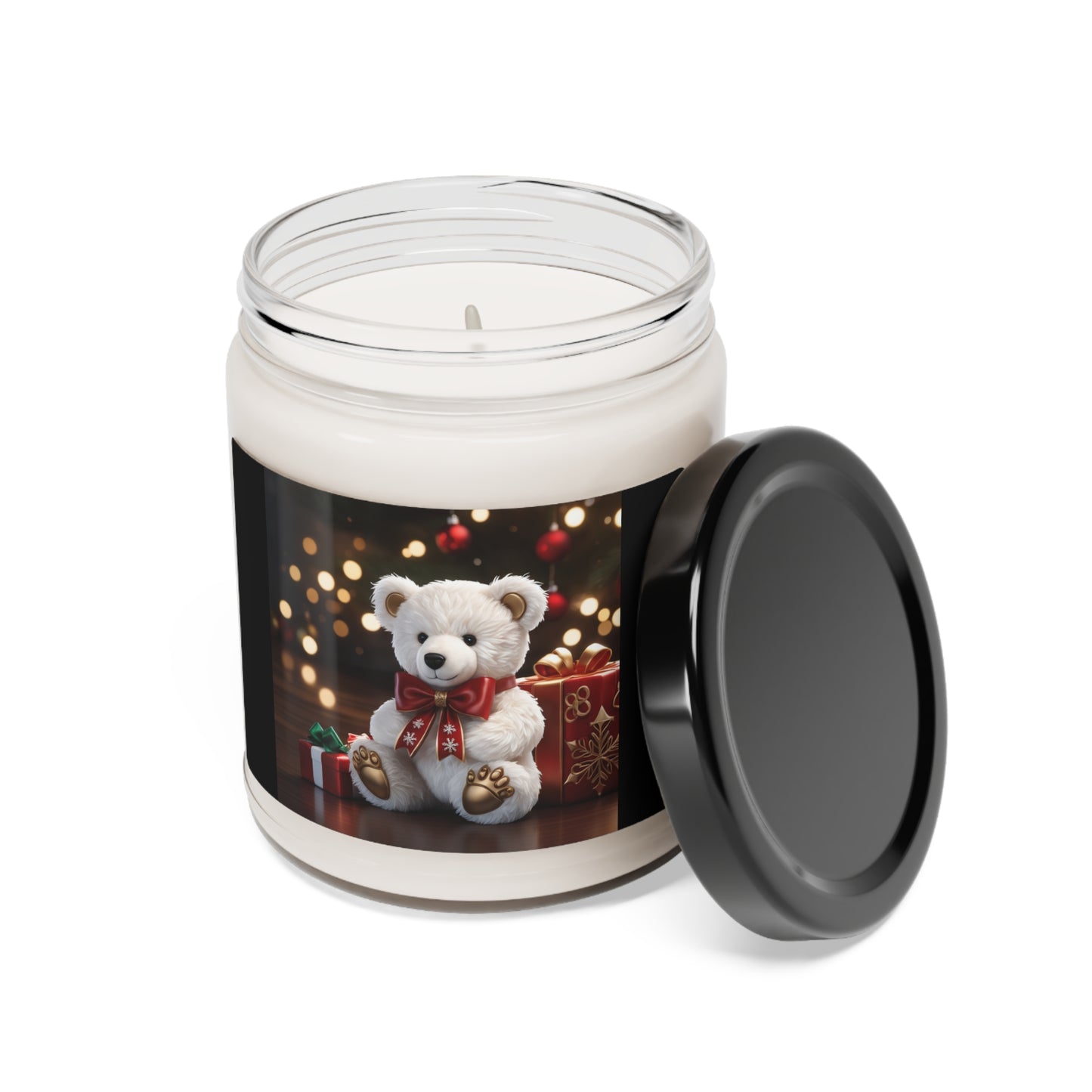 Scented Soy Candle, 9oz Christmas Teddy Bear