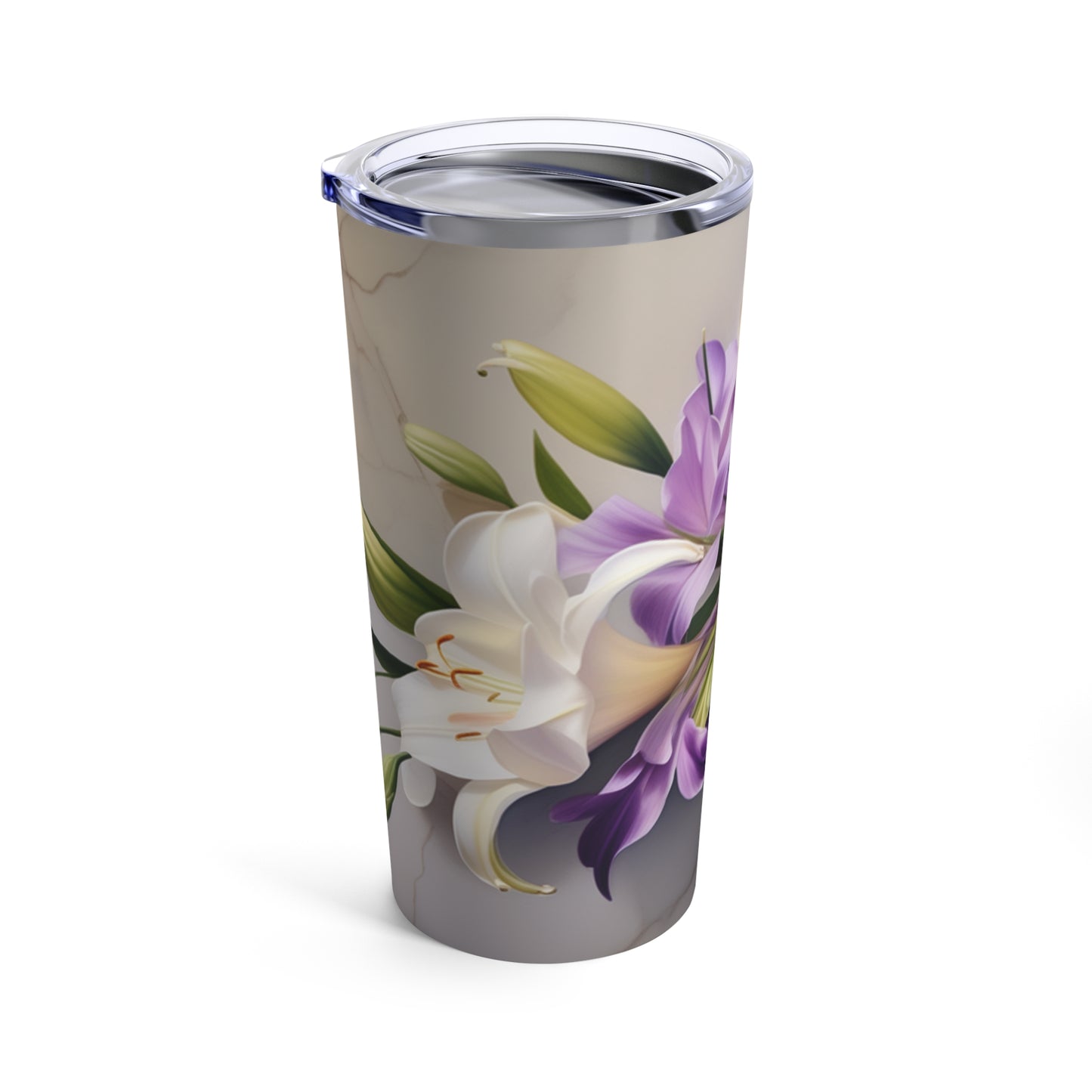 Tumbler 20oz Watercolor Lilies