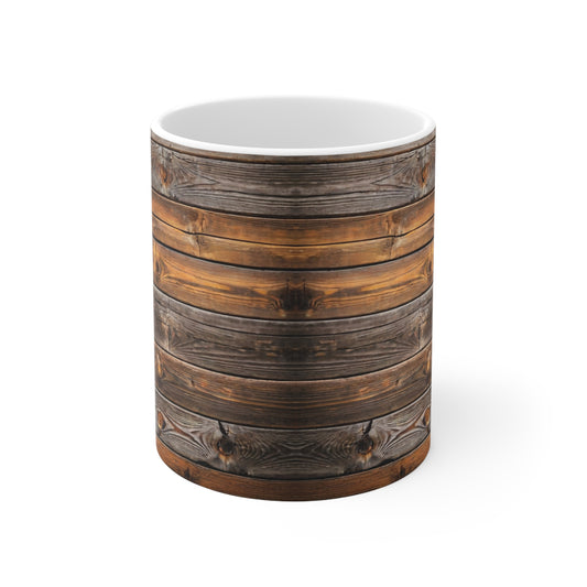 Ceramic Mug 11oz Barnwood