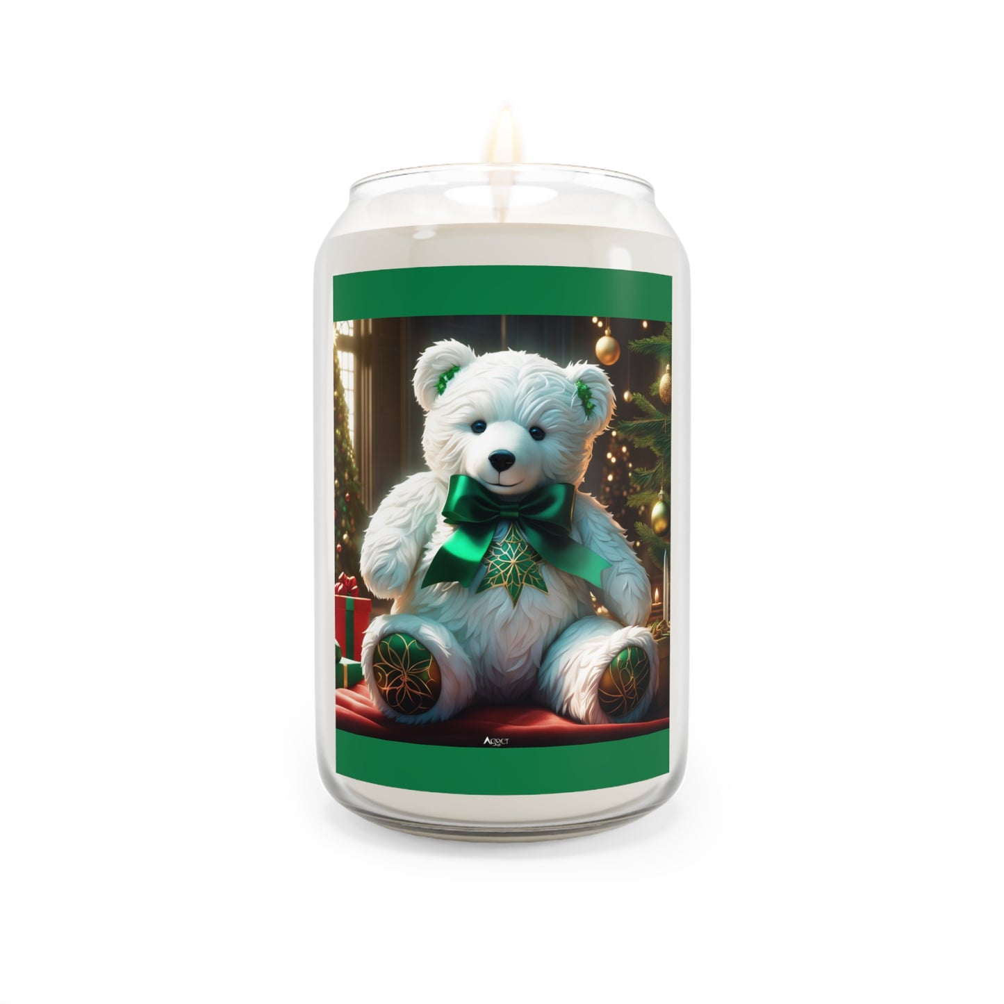 Scented Candle, 13.75oz Christmas Teddy Bear G