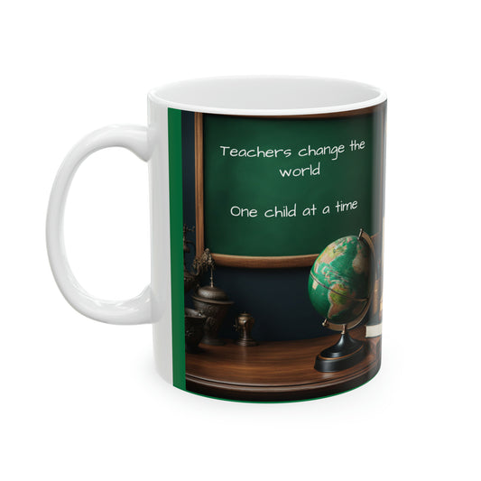 Ceramic Mug, 11oz Change The World