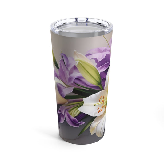 Tumbler 20oz Watercolor Lilies